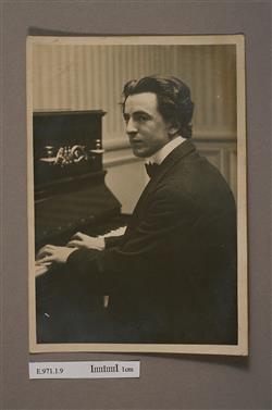 Portrait de pianiste | Anonyme