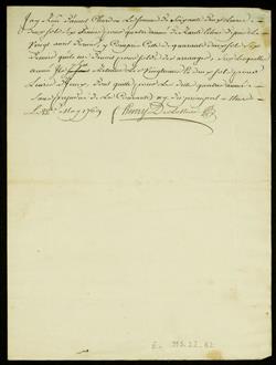 Documents familiaux de la famille Chardon (1768-1837) | 