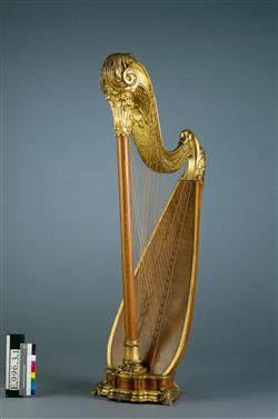 Harpe chromatique dite harpe-luth | Gustave Frantz Lyon