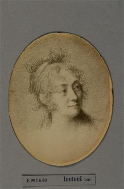Portrait de Jeanne-Charlotte Saint-Aubin | Ecole française