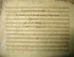 3 mélodies pour le violoncelle avec accompagnement d'orgue expressif | Boëly, Alexandre Pierre François